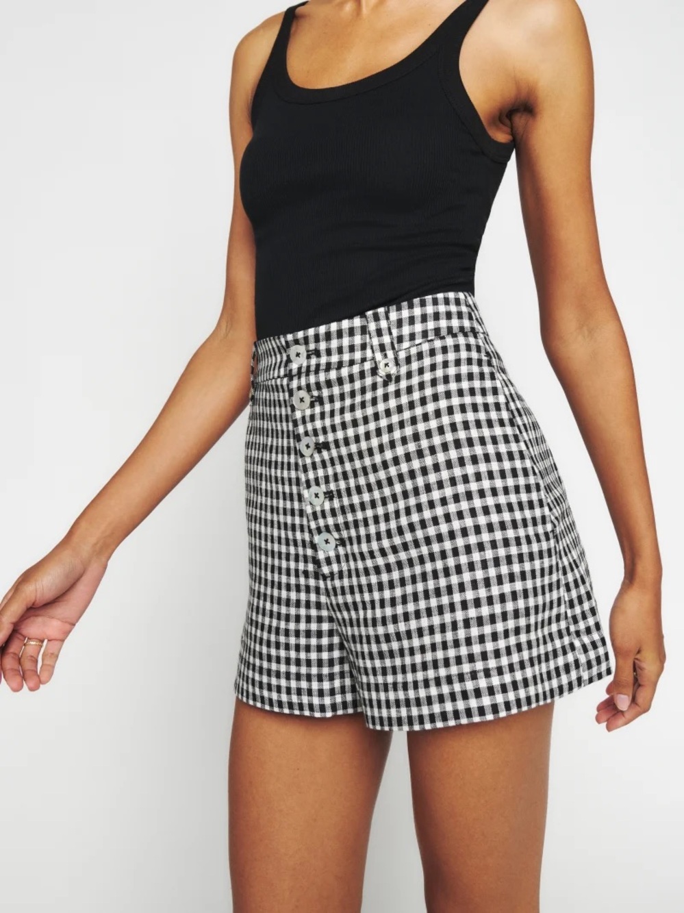 Reformation Grayson Linen Short